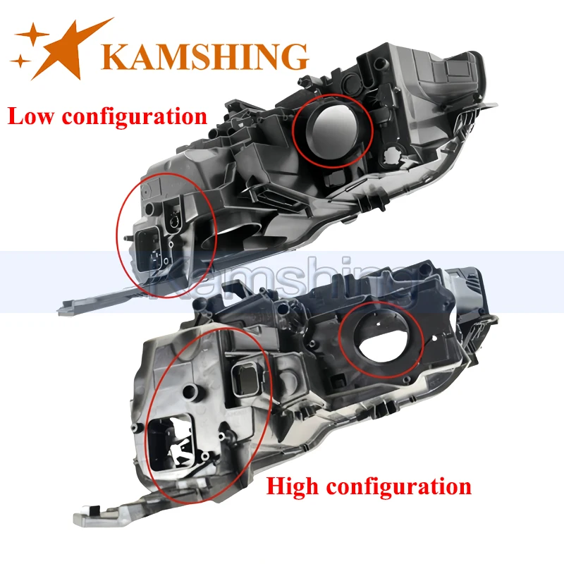CAPQX Front Bumper Headlight Base Cover For Peugeot 4008 2016-2019 Head Lamp Back House Headlamp Rear Shell