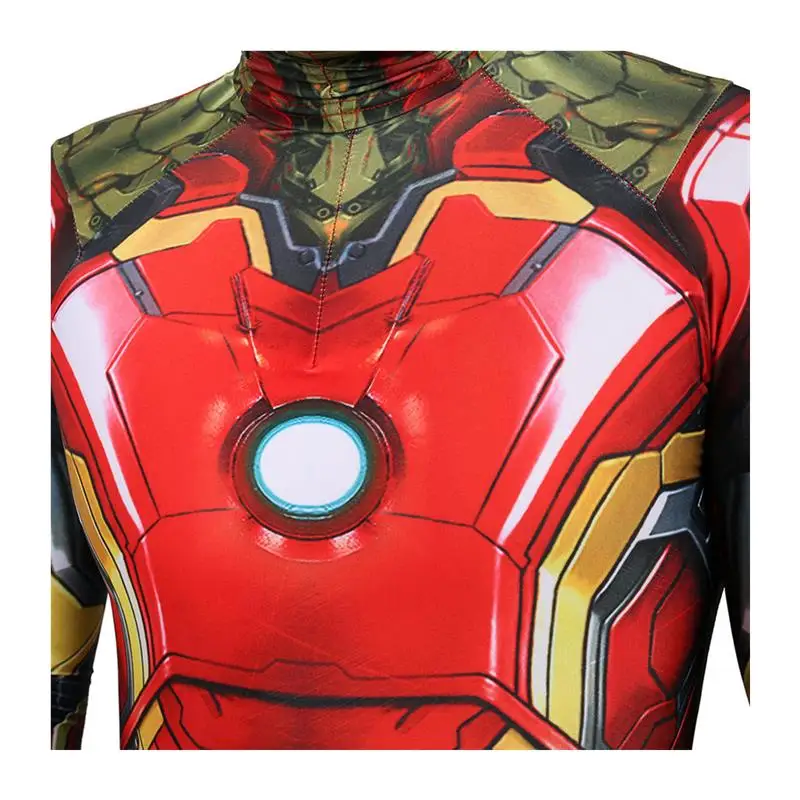  Iron Man Cosplay Suit Tight One-Piece Stage Performance Costume Halloween Role-Playing Outfit Women's Ethnic Wear view 5