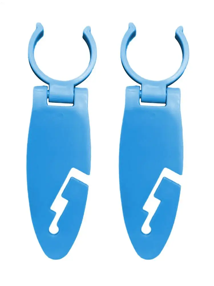 2 Stück Stand-Up-Paddle-Board-Clips, doppelter Padel-Board-Halter, erweiterbare Befestigungsklemmen für Kajakfahren