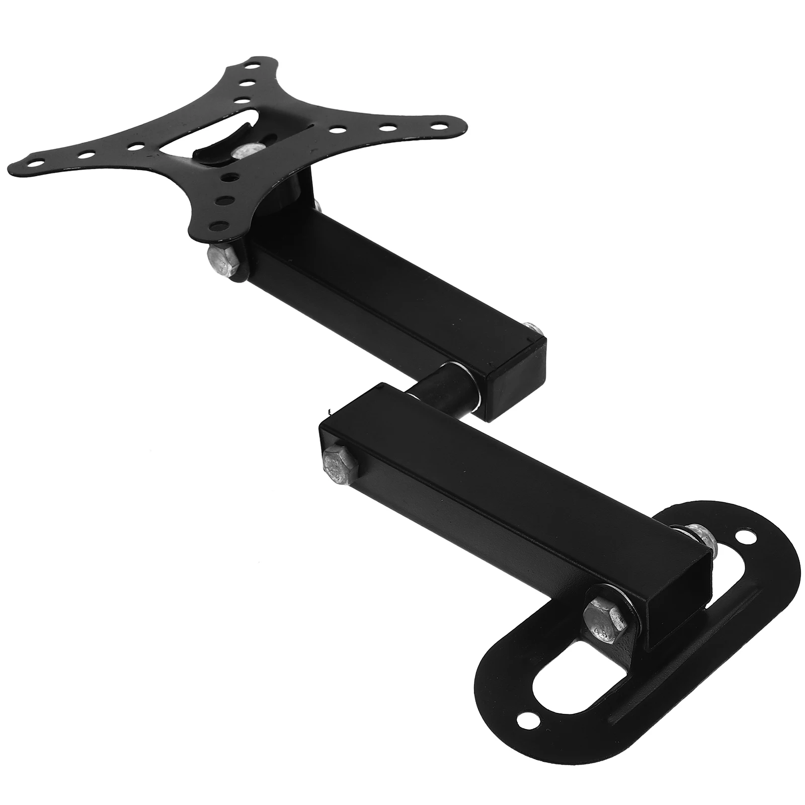 

Computer Monitor Stand Screen Corner Mount for Nonporous Wall Mounts Black Height Adjustable