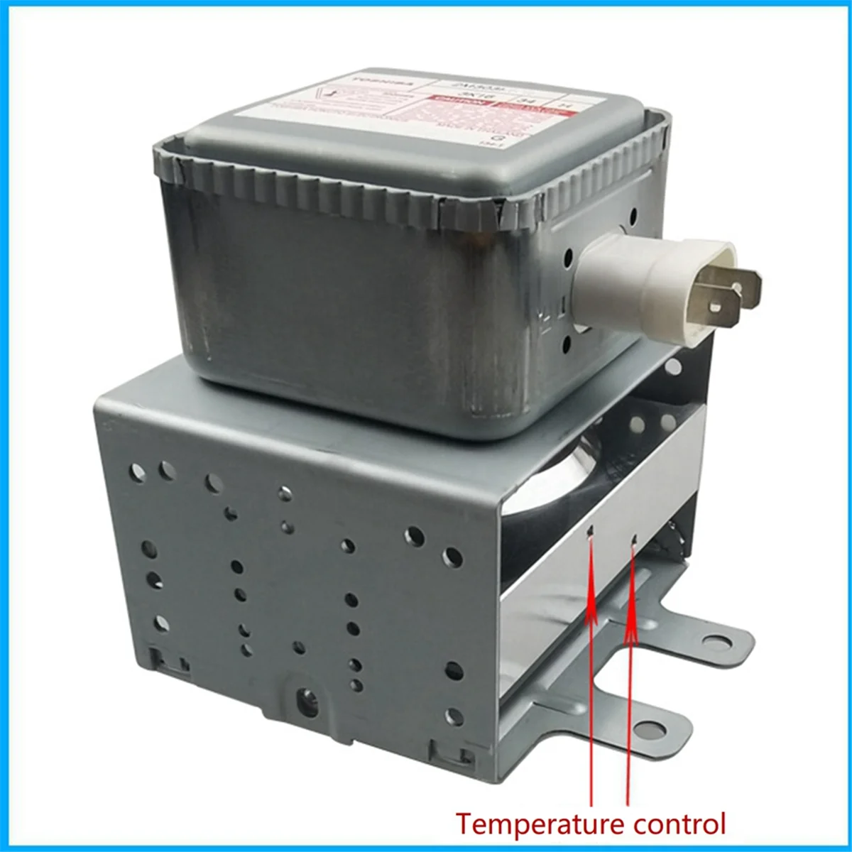 Water-Cooled Microwave Magnetron 2M303H Inverter Vacuum Electron Tube Long Base Plate 1080w Microwave Generator