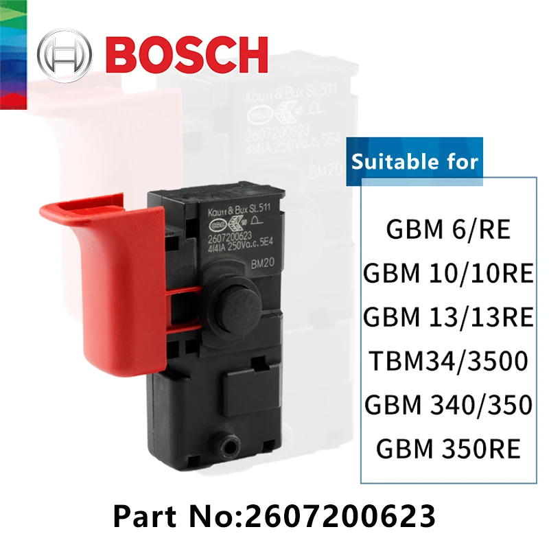 Bosch TBM34/3500 GBM10/13RE TSB1300 Electric Drill Control Switch