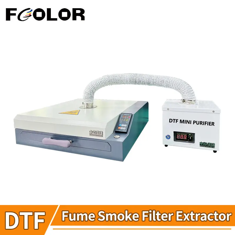 Fcolor Mini Small A2 A3 DTF Printer Oven Smoke Absorber Filter Fume Extractor Air Purifier For Oven Curing Machine