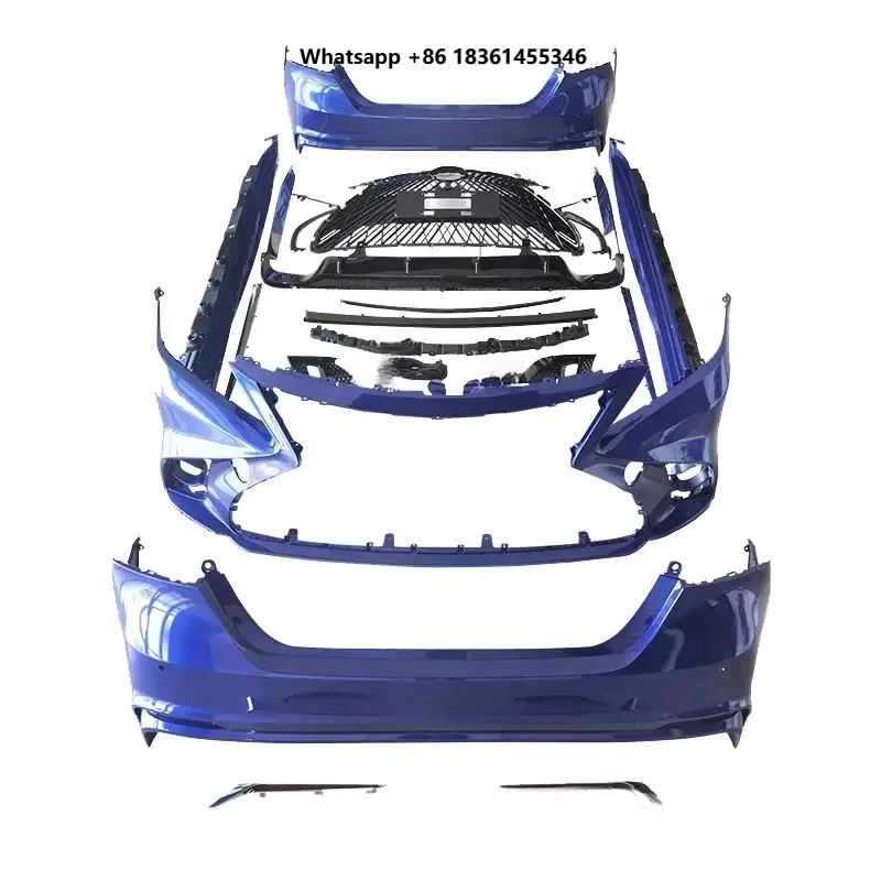 For Cam 2018 Modified Body Kit Front Rear Bumper Side Skirt Lip Plus Wiring Harnes