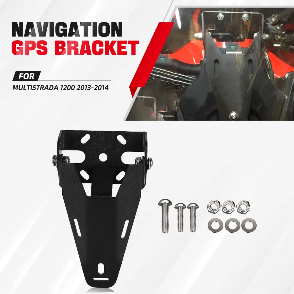 Motorcycle FOR DUCATI MULTISTRADA 1200 2013-2014 Wireless charging Mobile Phone Navigation Bracket GPS Mount MULTISTRADA1200