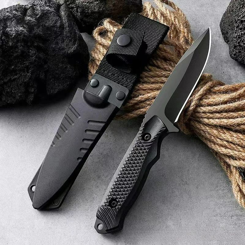 

Outdoor Self-defense Knife, High Hardness Integrated Keel, Outdoor Survival Tactics, Sharp Diving Knife