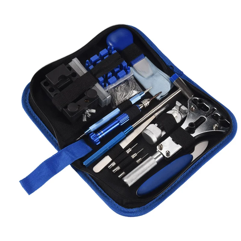 ABKJ-185 PCS Watch Repair Tools Watch Battery Change Replacement Watch Back Opener Repair Kit, Spring Bar Tool Box Opener Kit