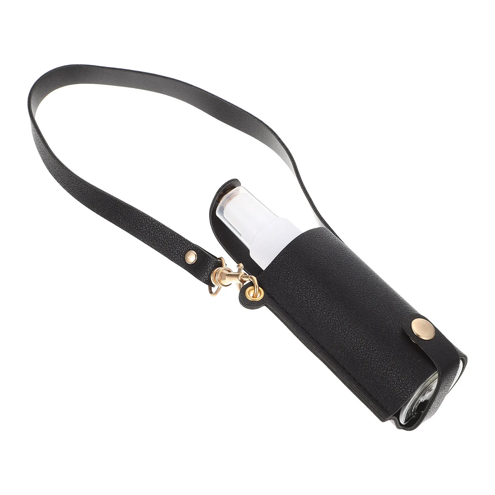 

Empty Travel Bottle Portable Hanging Lotion Spray with PU Case Refillable Leakproof for Hand on-The-Go Use