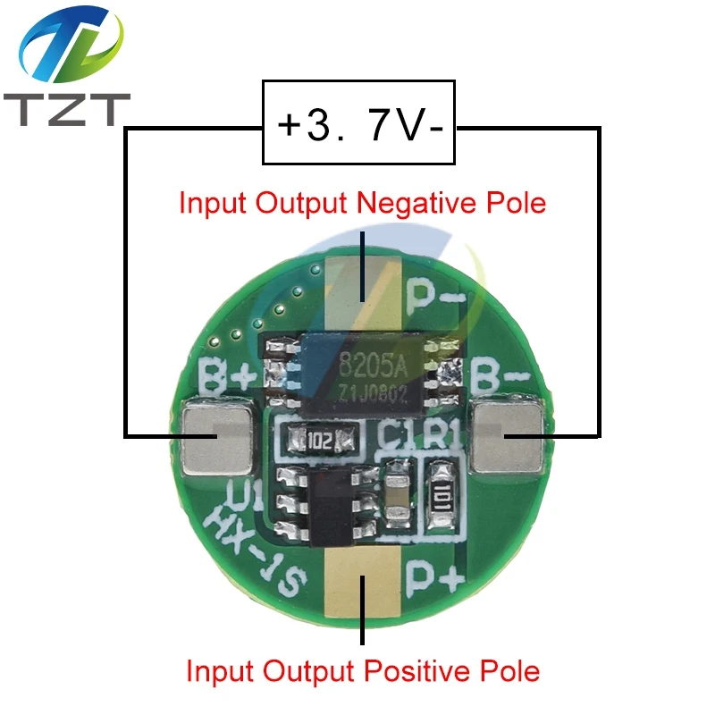 1/5/10PCS 1S 3.7V 2.5A 14500 Lithium Lipo Cell Battery Charger Board Li-ion Battery Charging PCB BMS Protection Module