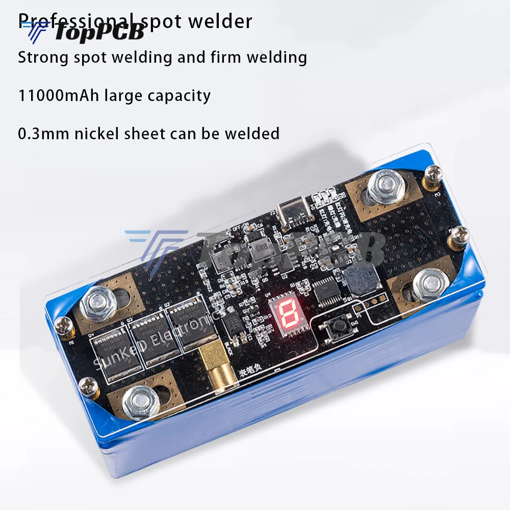 11000mAh Portable Spot Welder 18650 Lithium Battery Weldering Solder Machine with Spot Welding Pen Charger Cable Nikel Tape