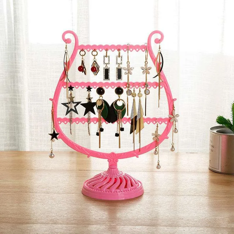 Creative Wine Cup รูปร่างต่างหูสร้อยข้อมือชั้นวางของผู้ถือจอแสดงผลเครื่องประดับ Ear Stud ขาตั้ง Antler ต้นไม้เครื่องประดับ