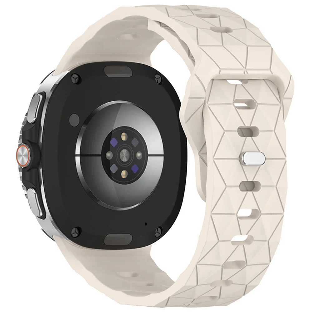 サムスンギャラクシーウォッチ8（40MM/44MM）/ウォッチ8クラシック46MMウォッチストラップユニバーサルフットボールテクスチャストラップスマートウォッチアクセサリー用