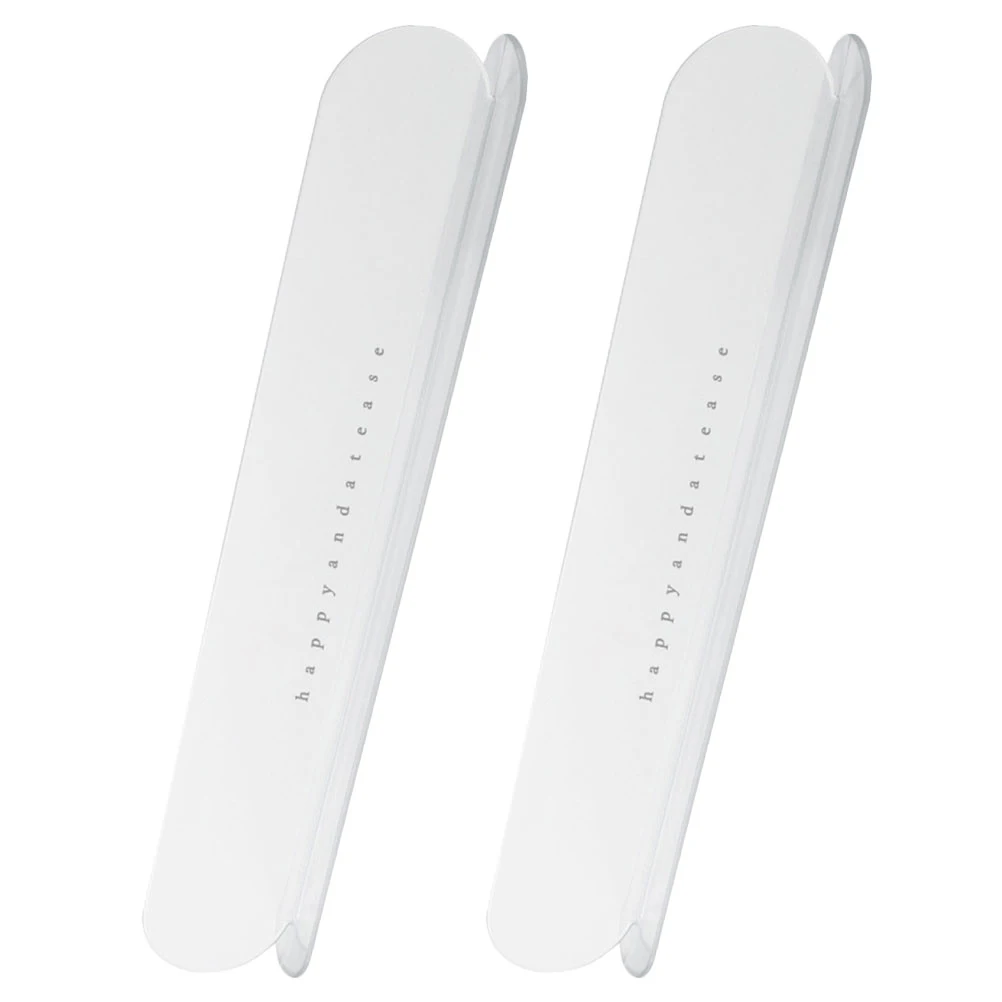 

2pcs Sink Anti-splashing Guard Transparent Easy Cleaning Kitchen Accessory Suction Cups Installation Dry Countertop