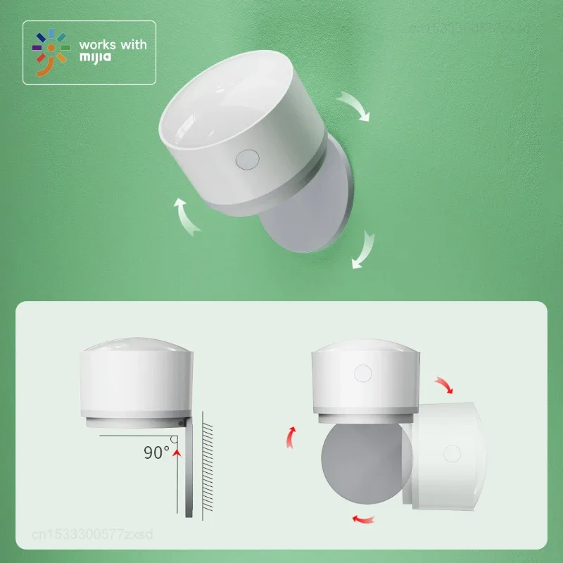 Youpin linptech corpo humano/animal de estimação sensor inteligente corpo movimento lâmpada luz sensor magnético dividir base para mi casa app luzes indução