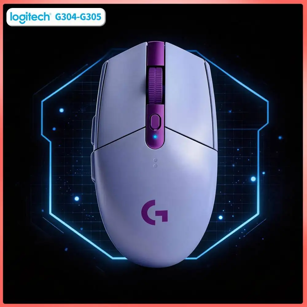 Logitech G305 LIGHTSPEED Mouse for Gaming, 12000 DPI HERO, 6 Buttons, 250h Battery, 99g, PC Mac Gamers Pick