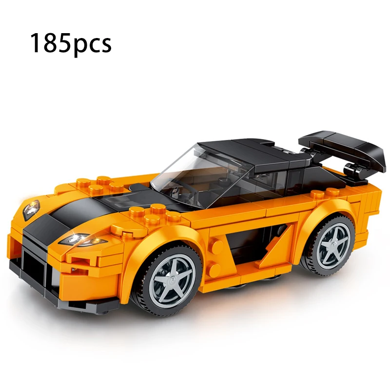 Super Race Car City Speed Champions Great Vehicle Racing Model Building Bricks Sports Kits Sets Blocks Technique Toys