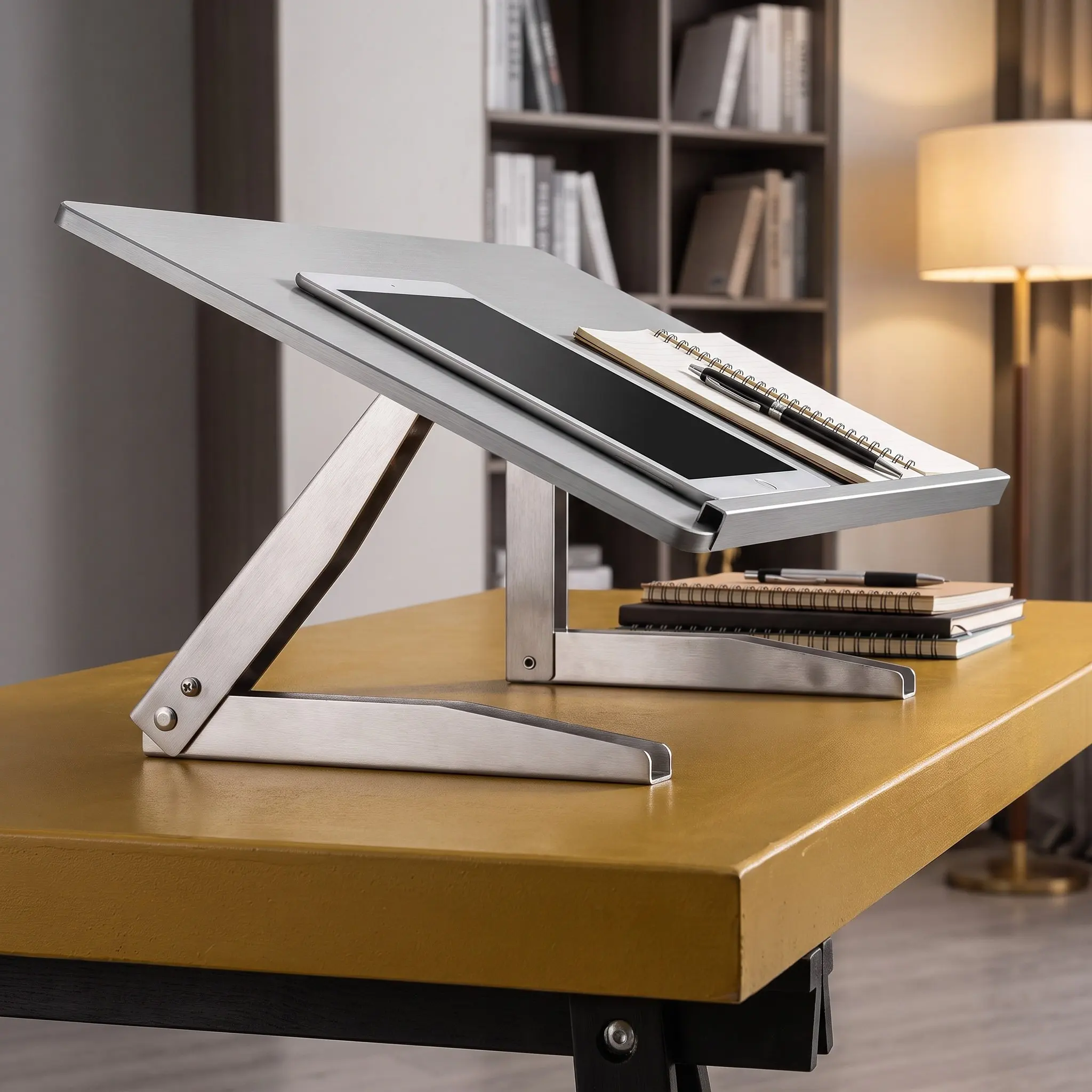 Stainless Steel Folding Shelf Bracket 8 Inch Heavy Duty Wall Mounted Support for Home Store Steel Shelf Bracket