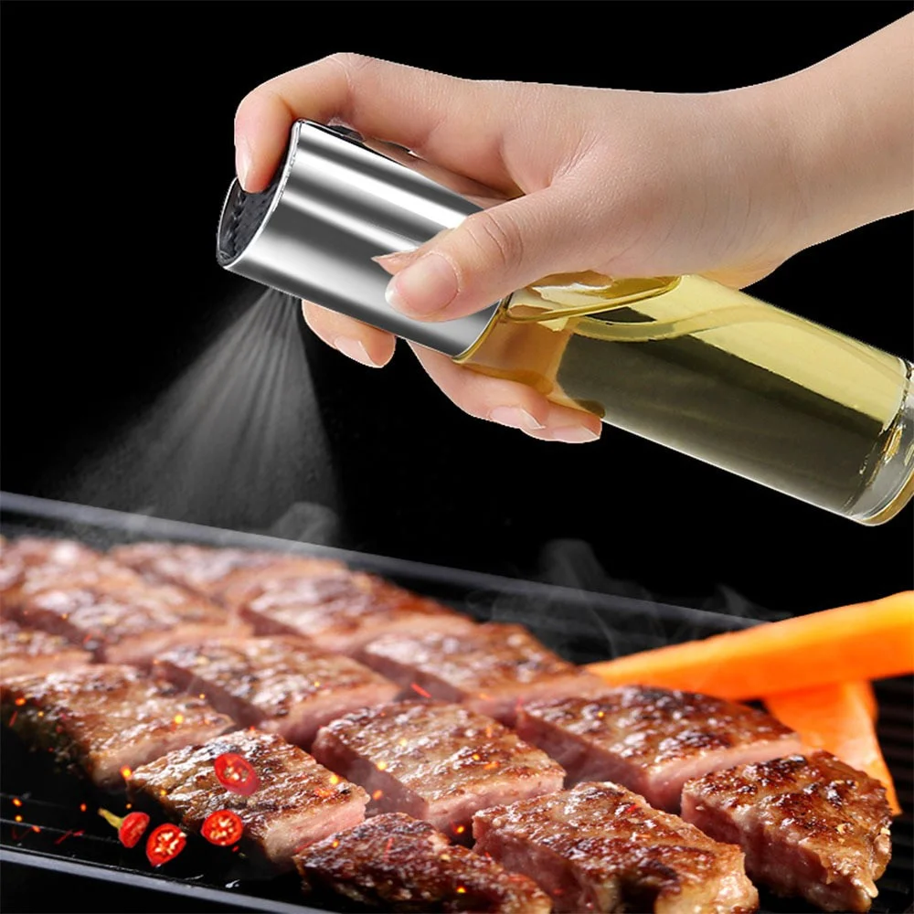 

100ml Kitchen Oil Spray Bottle Spray Bottle Press Type Atomised Spray Bottle Olive Oil Bottle Kitchen Home BBQ Spray Bottle