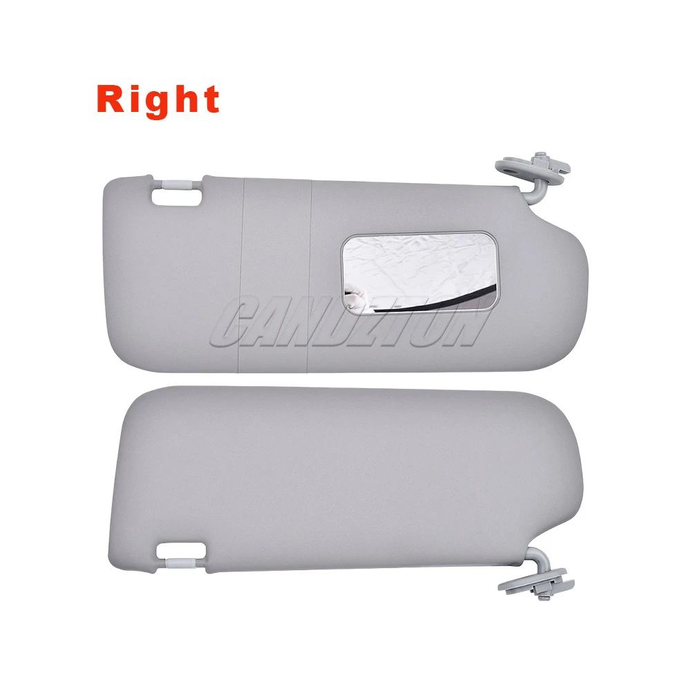 For Hyundai I20 MK1 New Sun Visor Interior Sunshade With Make-up Mirror Gray Left Right 852101J000 852201J000 Car Accessories