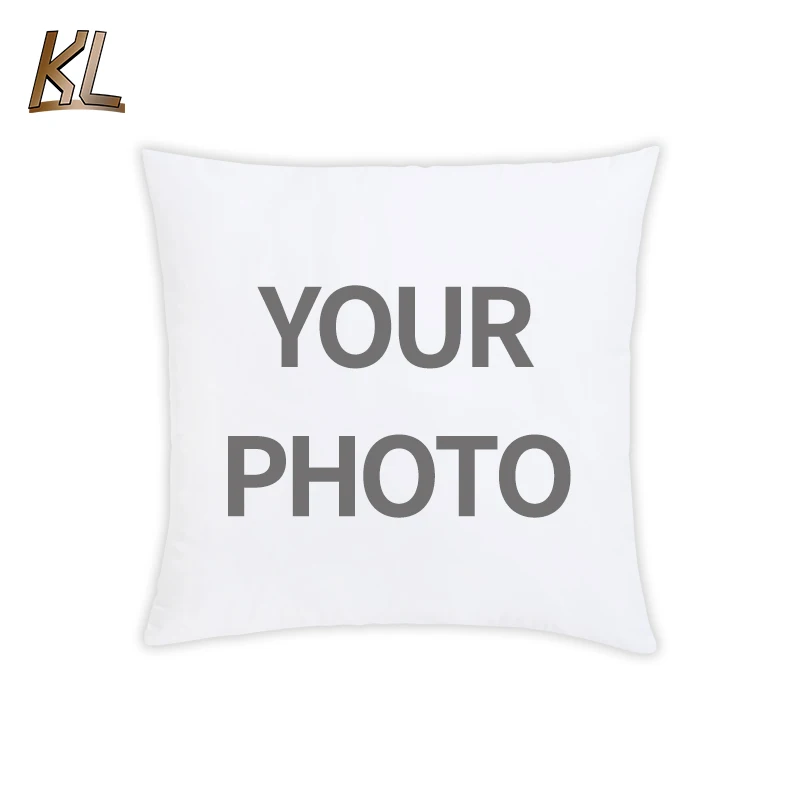 

Custom Cushion Cover DIY Customized Throw Pillow Home Decorative Square Wedding Pets Baby Print Pillowcase Drop Shipping