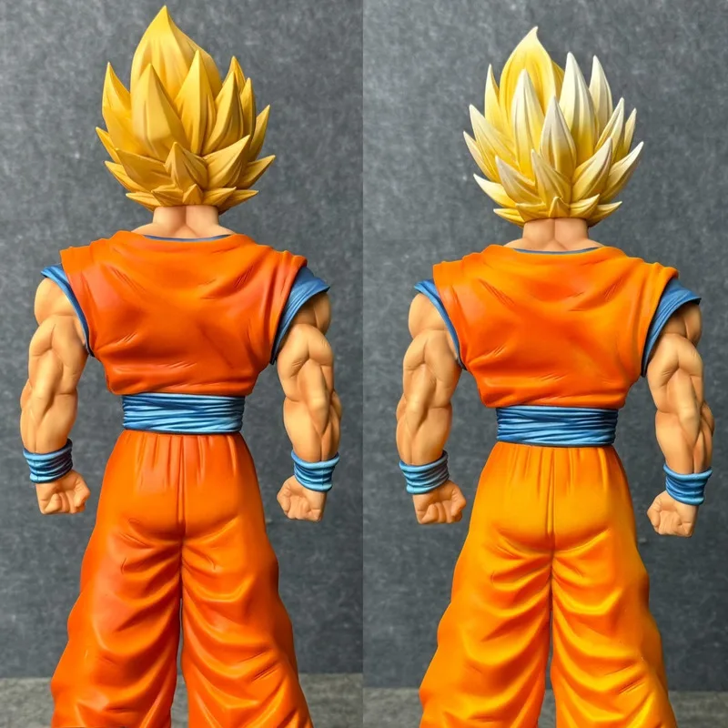 JT Studio HY Dragon Ball Z Goku Super Saiyan 1 2 SSJ1 SSJ2 Anime Momel figura de acción estatua 32cm DBZ Dragonball juguetes coleccionables