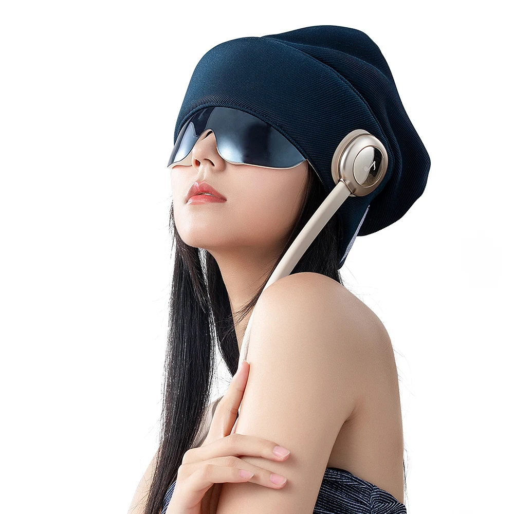 

Electric Automatic Head Massager Air Compression Multi-scenario Headband Bluetooth Massager With Heating Head Wrap