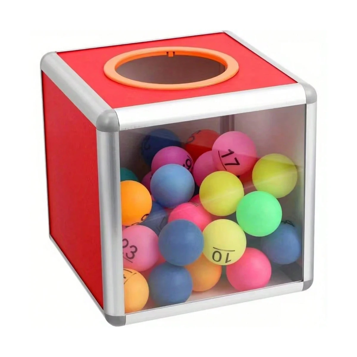 Glücks-Party-Geschenkbox mit Kugel-Set, abnehmbar und wiederverwendbar für Spendenaktionen und Schulanfangsfeiern – Detail 10