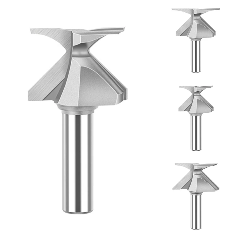 

R18/R30 1/2-Inch Shank Woodworking Router Bit Double Flute Router Bits Milling Cutter For Wood Hand Tools