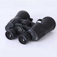 20x50 Black Plastic Telescope Low Light Night Outdoor Portable Binocular High Power Telescope for Hunting
