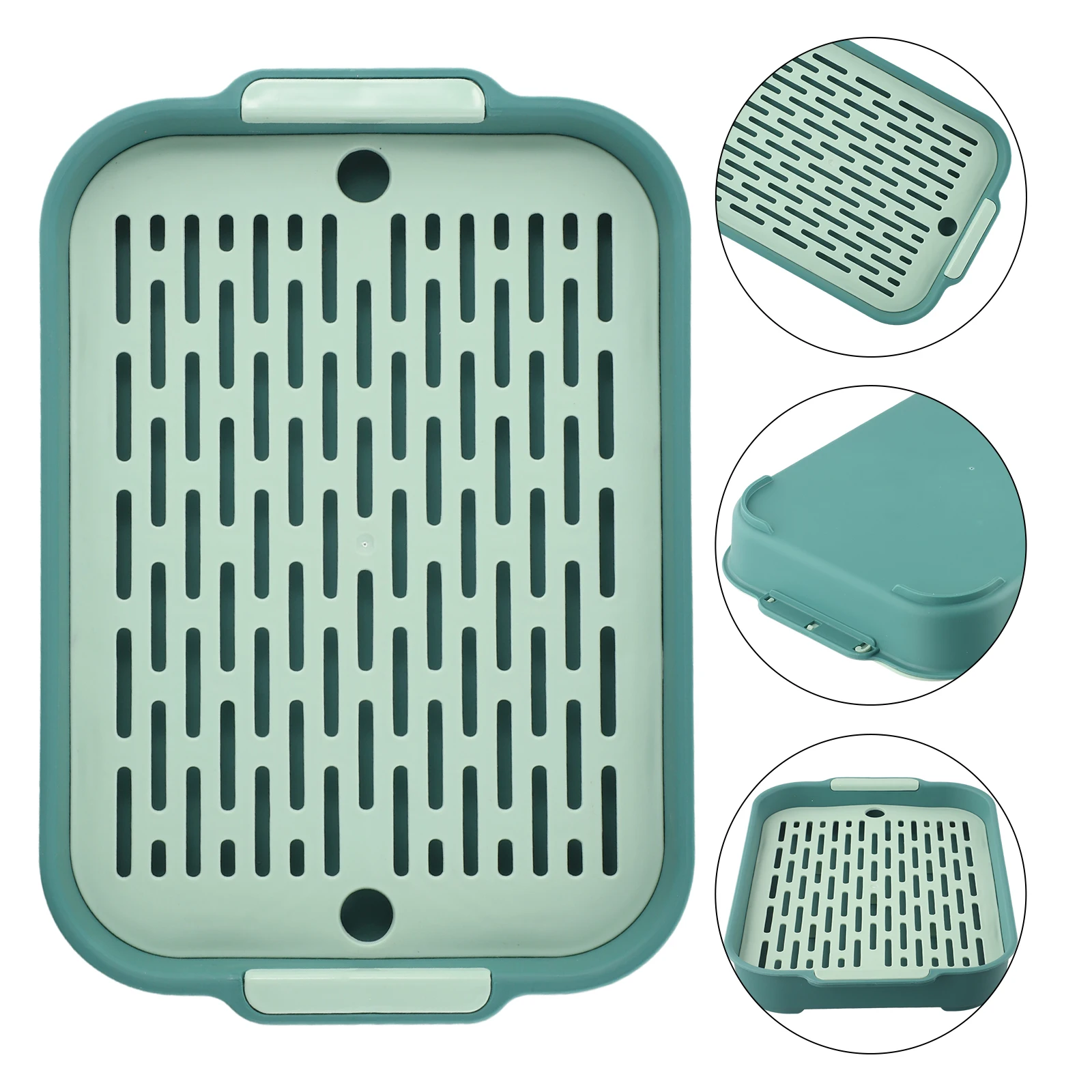 Rabbit Litter Box Small Pet Toilet Tray Rabbit Guinea Pig Litter Tray Toilet Box Detachable Mesh For Small Animal Supplies