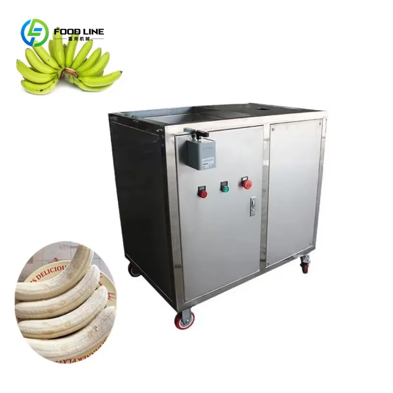 304 Stainless Banana Skin Remover Low Damage for Bakery Food Processing Plant Custom