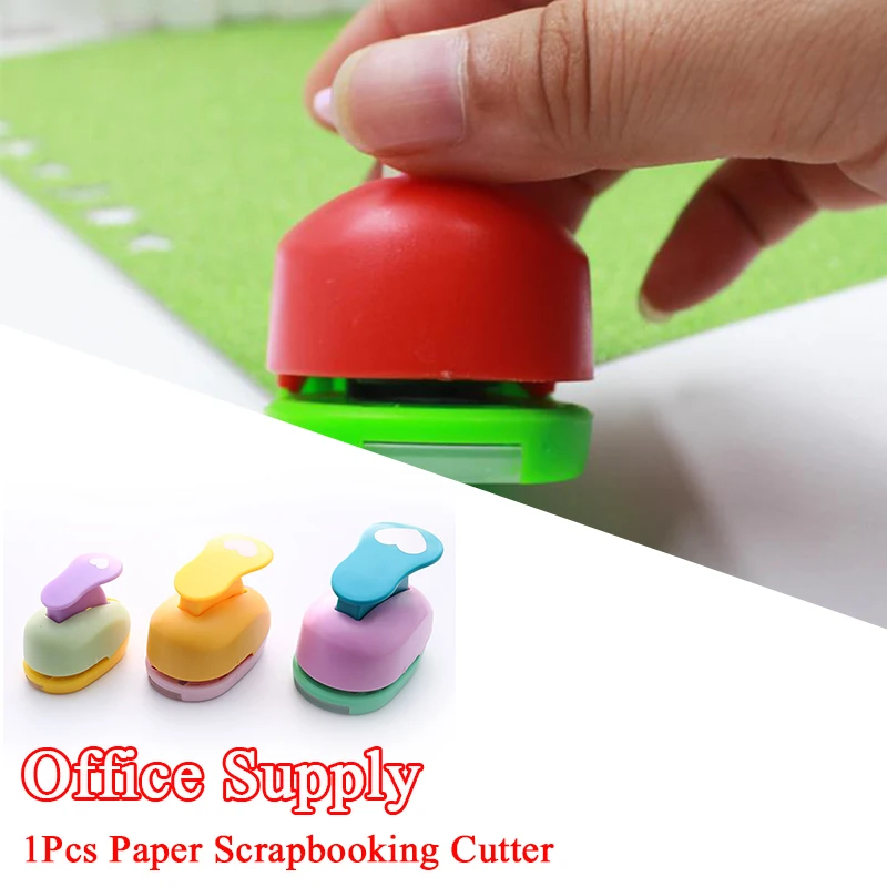 Heart Hole Punch DIY Embossing Device Children's Embossing Machine Manual Paper