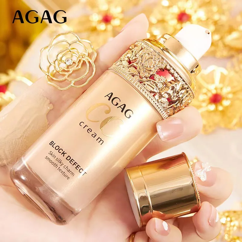 AGAG concealer liquid foundation waterproof, moisturizing, natural, full coverage, makeup holding foundation make-up concealer