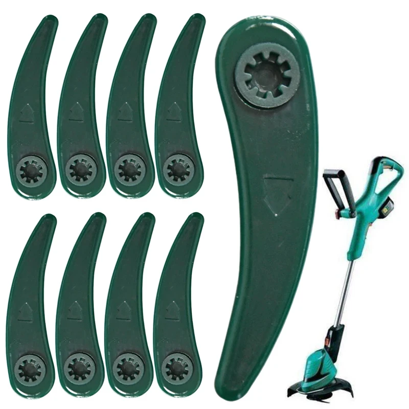100Pcs Plastic Grass Trimmer Blades Replacement Blade For Bosch ART 26-18Li ART 23-18 Li Lawn Mower Gardening Accessories