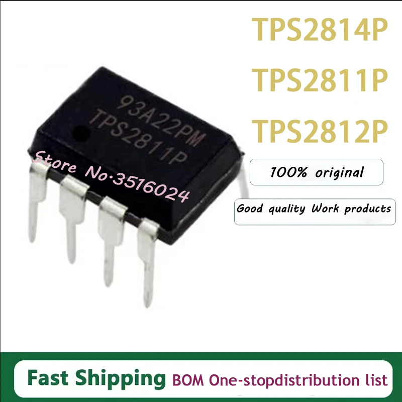 5 pcs TPS2814 TPS2814P TPS2812P TPS2811P DIP-8 100% New Original