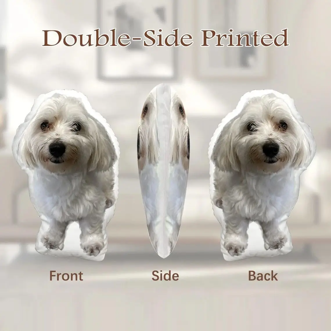 هدايا وسادة صور شخصية، وسادة مخصصة للحيوانات الأليفة على شكل صورة قطتك، هدايا عيد ميلاد فريدة لمحبي الحيوانات الأليفة #6