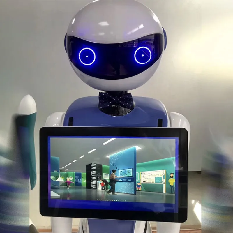 La sala espositiva spiega automaticamente, consultare e domande e risposte guidano il modo