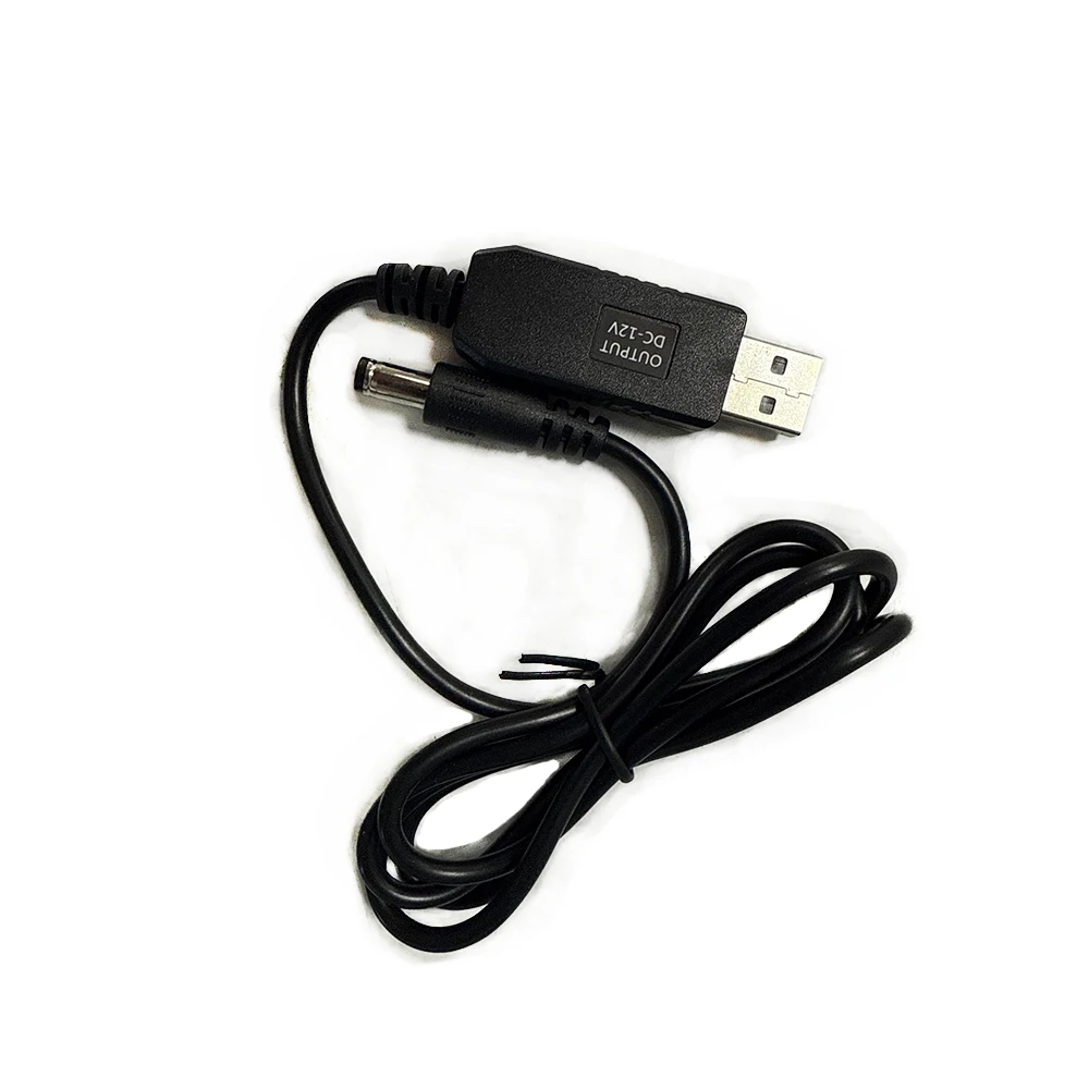 Usb Power Boost Line Dc 5v To Dc 9v / 12v Step Up Module 1M Usb Converter Adapter Cable 2.1x5.5mm Plug for arduino WIFI