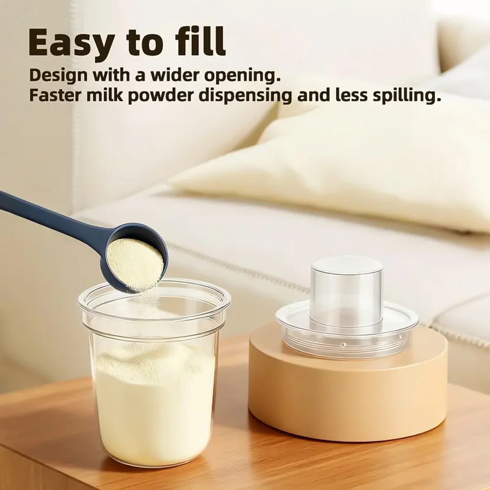 

1PC 80ml Baby Milk Powder Container Portable Moisture-Proof Dust-Proof Food Storage Box with Lid BPA-Free PP Travel Dispenser