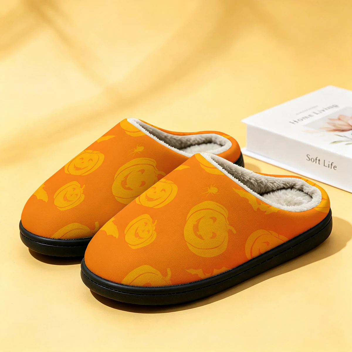 Orange Pumpkin Bat Women's Win - Men Shoes For Winter ulasan dan harga