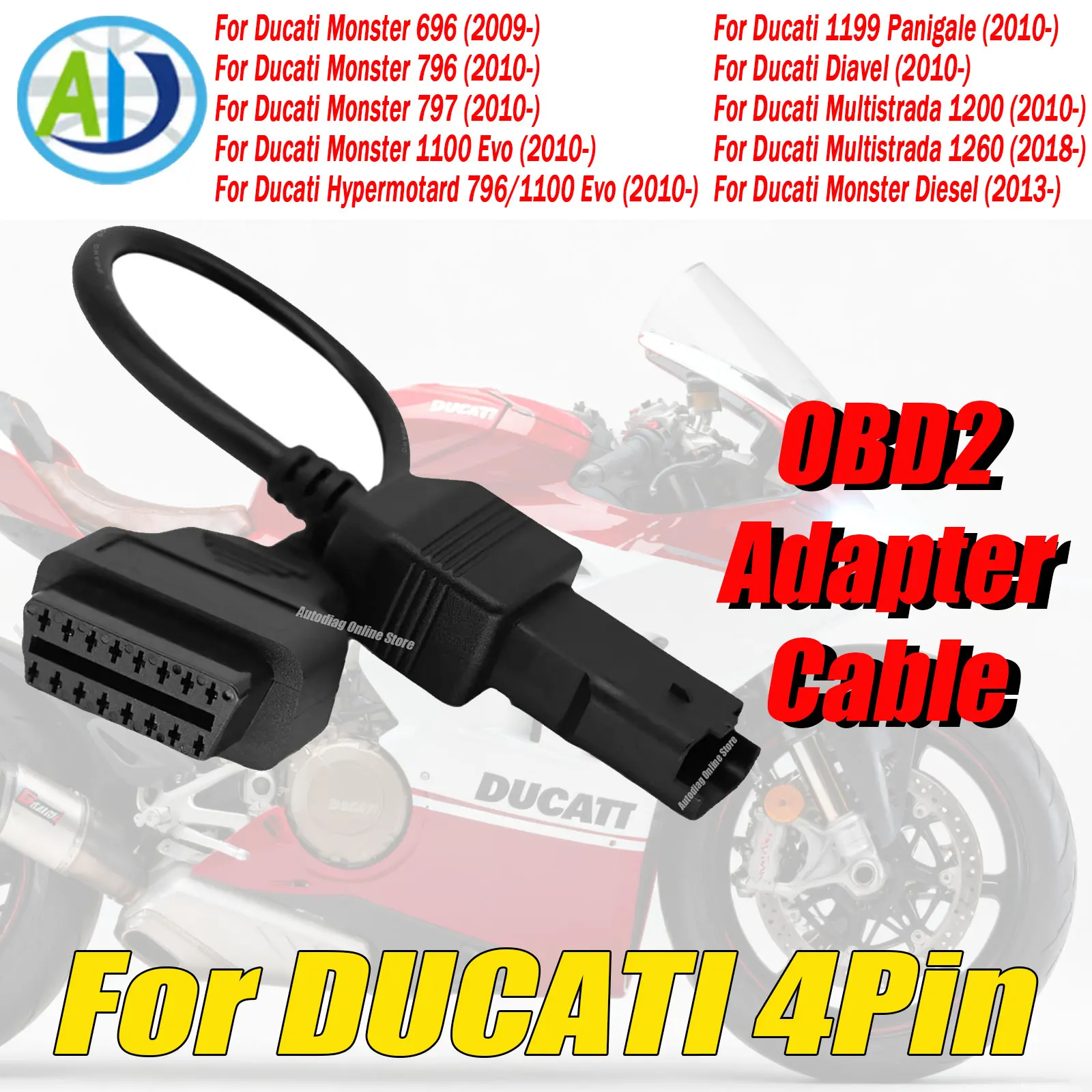 For Ducati 4 Pin To… - image