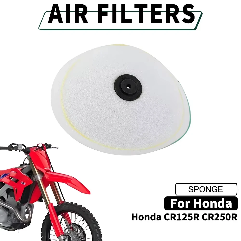 Motorcycle Air Filter Cleaner Sponge For Honda CR125R CR250R 2002-2007 CRF250R 02-09 CRF250X 07-17 CRF450R  03-08 CRF450X 05-17