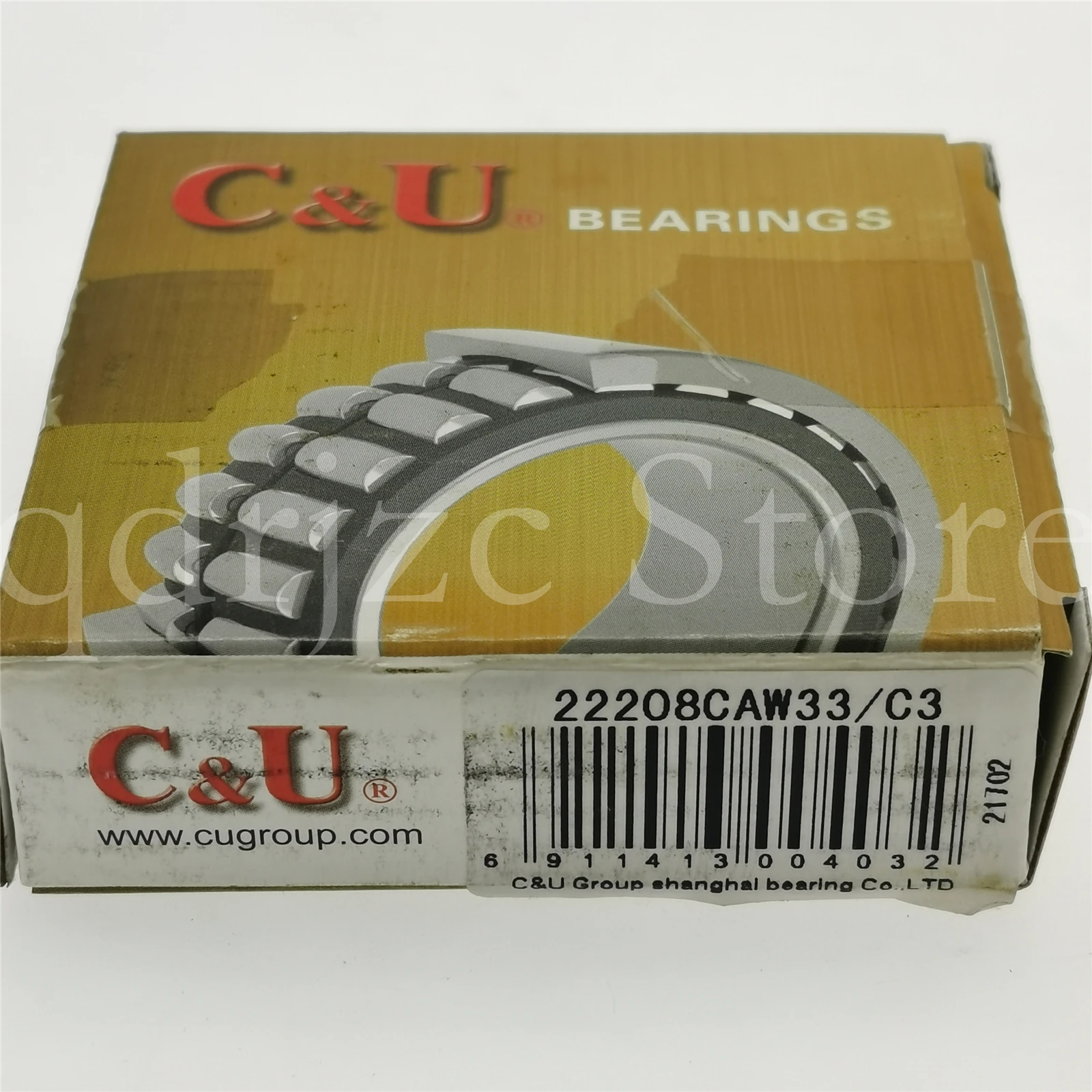 C&U Humanistic Self-aligning roller bearing 22208CAW33/C3 40mm X 80mm X 23mm