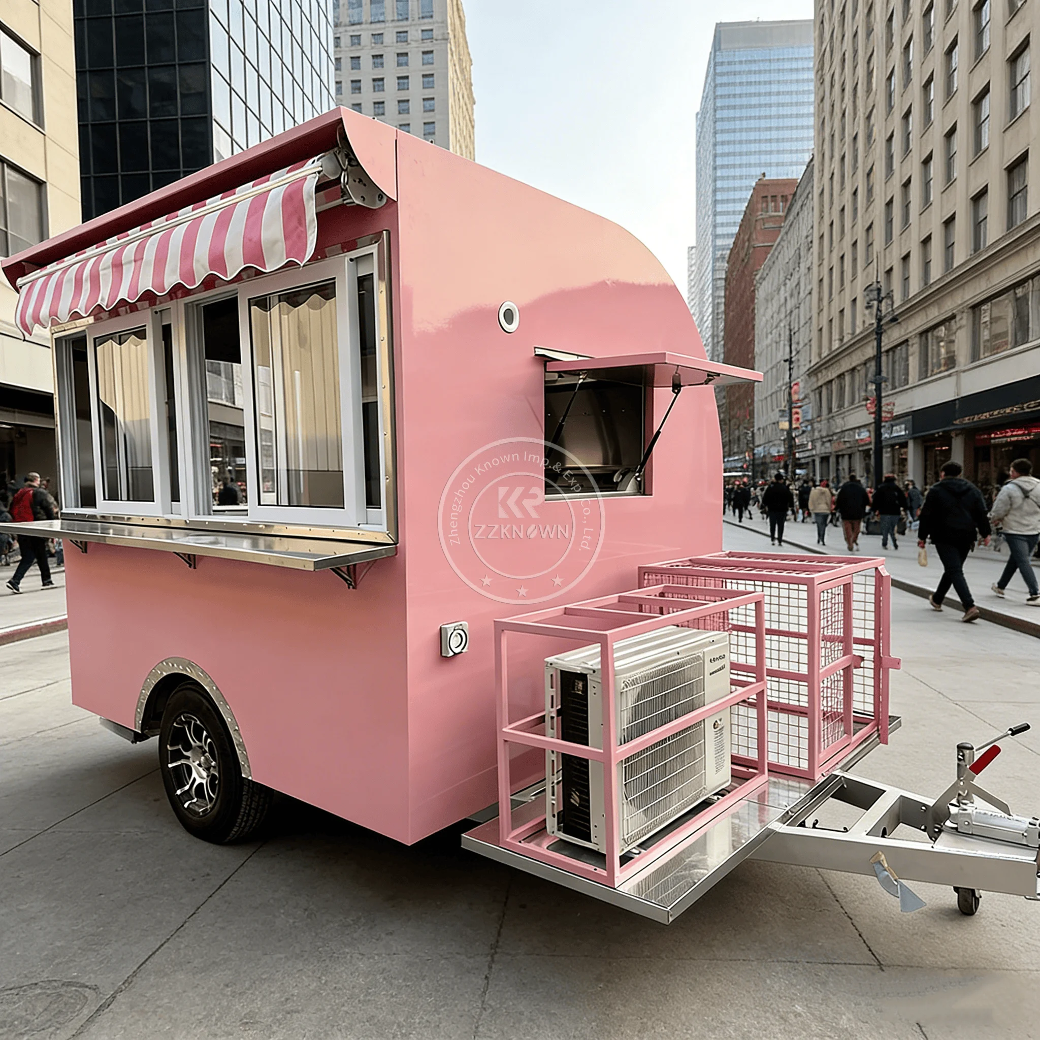 Food Catering Food Trailers Fully Equipped Taco Truck Mobile Kitchen Pizza Coffee Cart BBQ Trailers Cheap Mobile Food Truck
