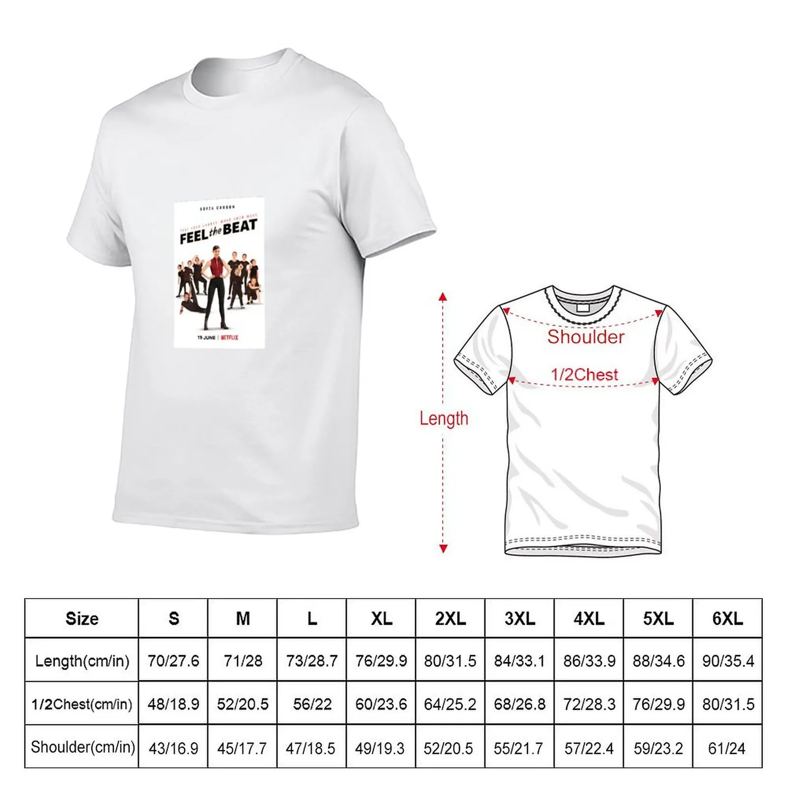 feel the beat poster sofia carson T-Shirt mens graphic t shirts t shirts for man pack cotton g man t shirts for men T-Shirt