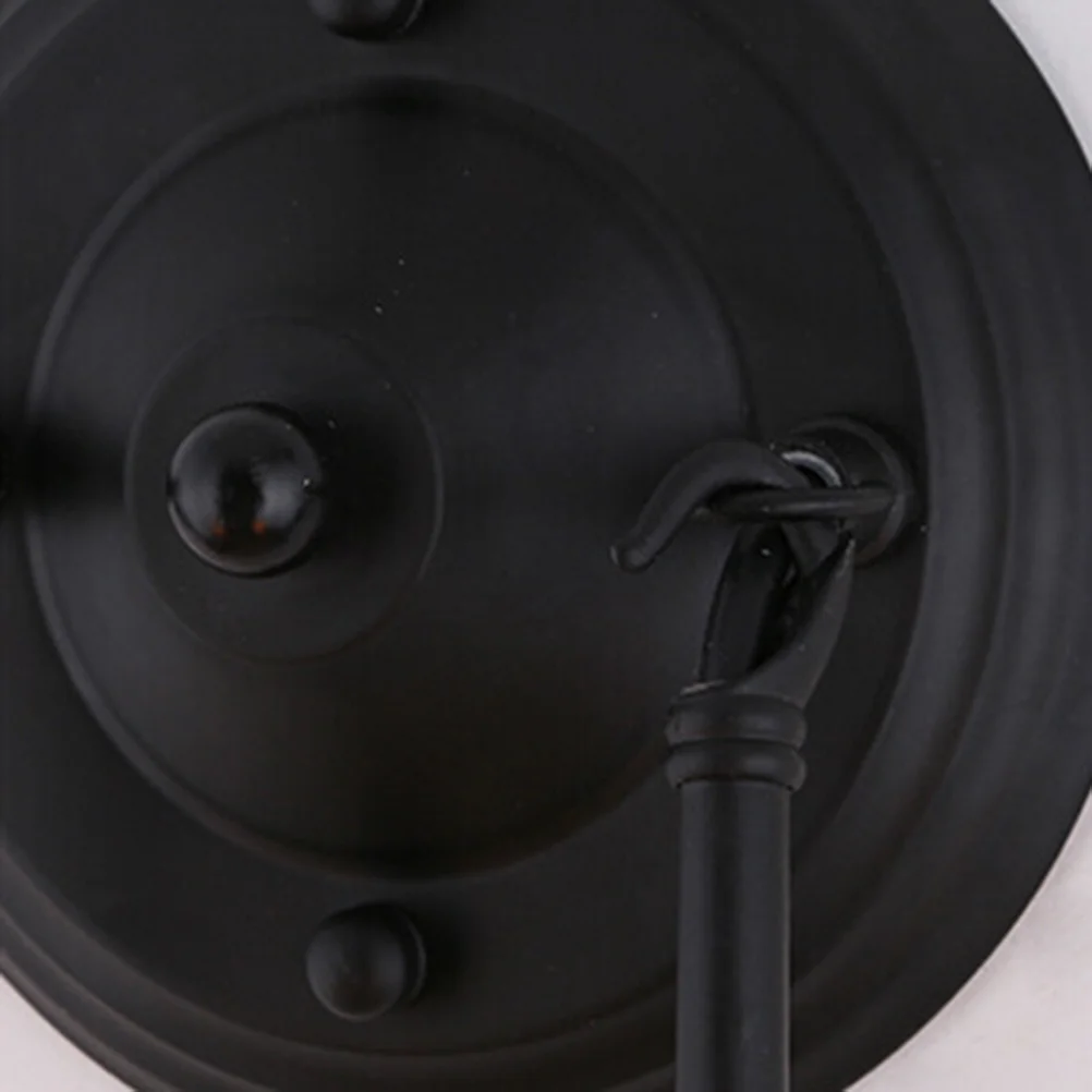 

Hemp Rope Wall Lamp Vintage Black Iron Art Chassis 2 Light Bases Industrial Wall Sconce Bedroom Living Room Light Decor