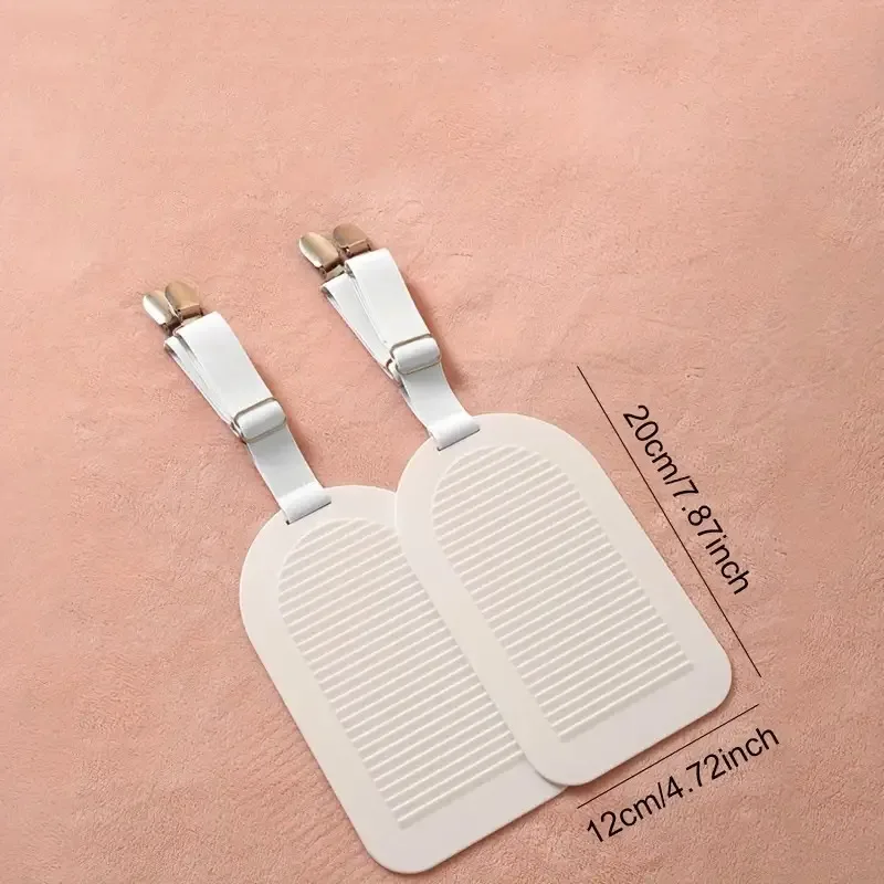 1/4 Stück 7,87x4,72 Zoll Verstellbarer Rutschfester Bettlaken-Clip, Unsichtbarer Verschluss mit Sicherem Griff, Spurenloses Design, Langlebiges PP-Material – Detail 9