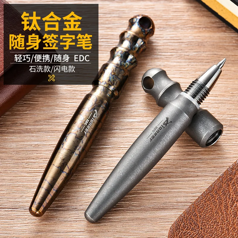 

Titanium Alloy Portable EDC Tactical Pen Mini Self-Defense Window Breaking Pen Outdoor Camping Titanium Alloy Tactical Pen