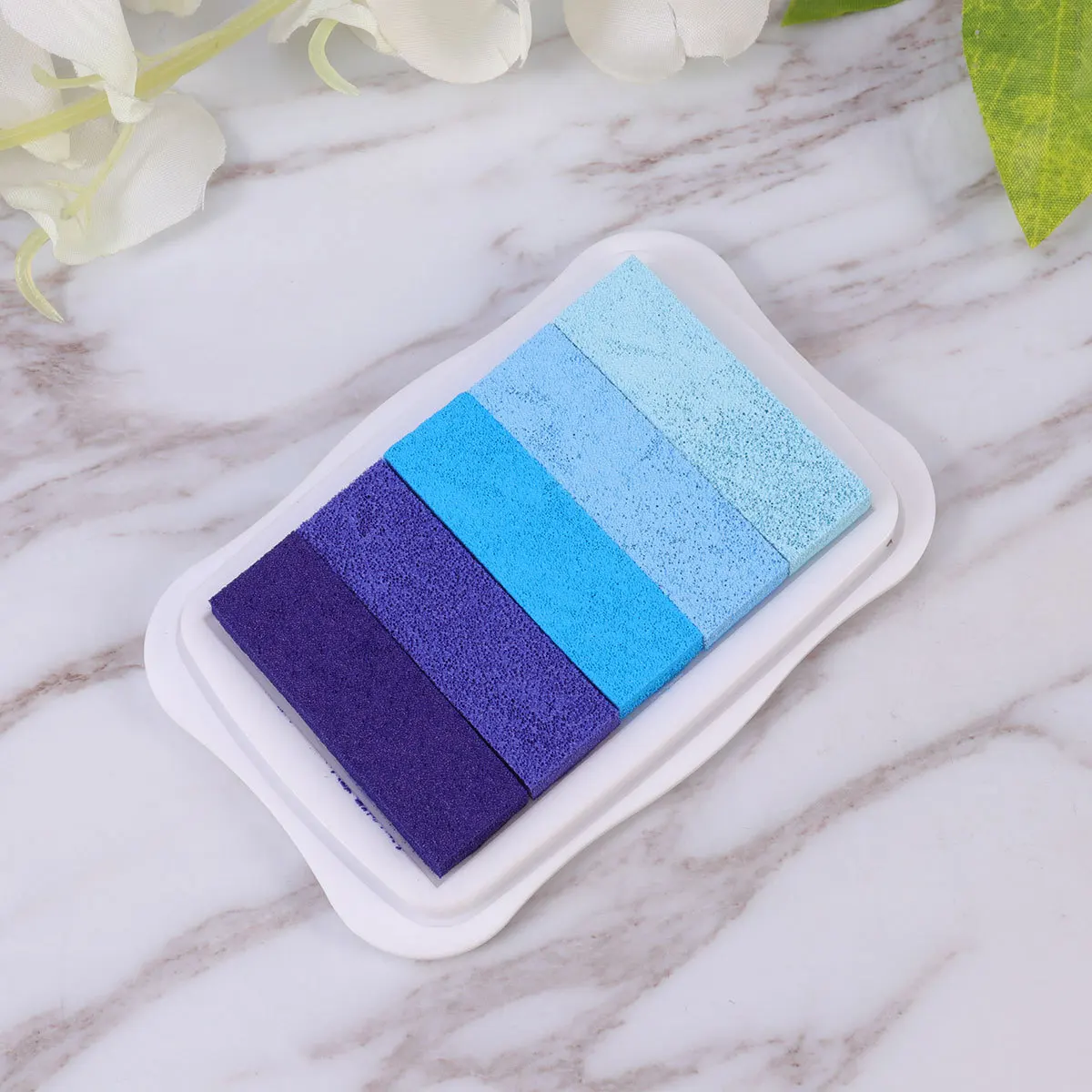 

Beautiful Gradient Inkpad 5 Colors Delicate Craft Stamp Pad for Kids DIY Art Crafts Wedding Decoration Wall Painting