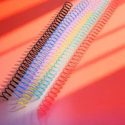 6Pcs Loose Leaf Rings Binding Spirals Lightweight Portable Notebook Binder Rings Organizer Book Clips for Office School